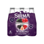 Sırma B+ Karadut(Böğürtlen) Frenk Üzümü Maden Suyu 6X200 Ml