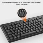 LENOVO KW200 LECOO KLAVYE & MOUSE SİYAH KABLOSUZ TR