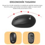 LENOVO KW200 LECOO KLAVYE & MOUSE SİYAH KABLOSUZ TR